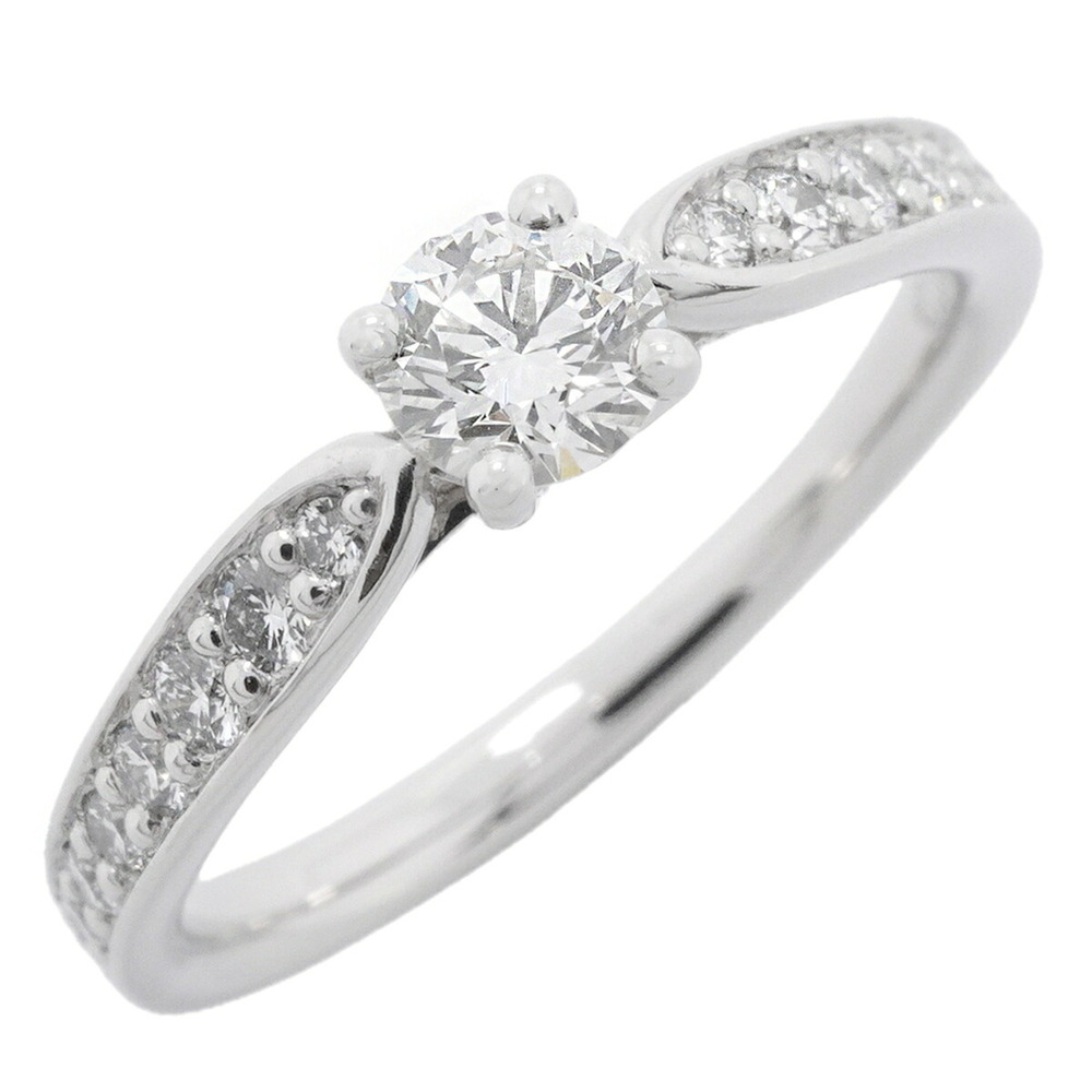 TIFFANY & CO. Silver Diamond Ring